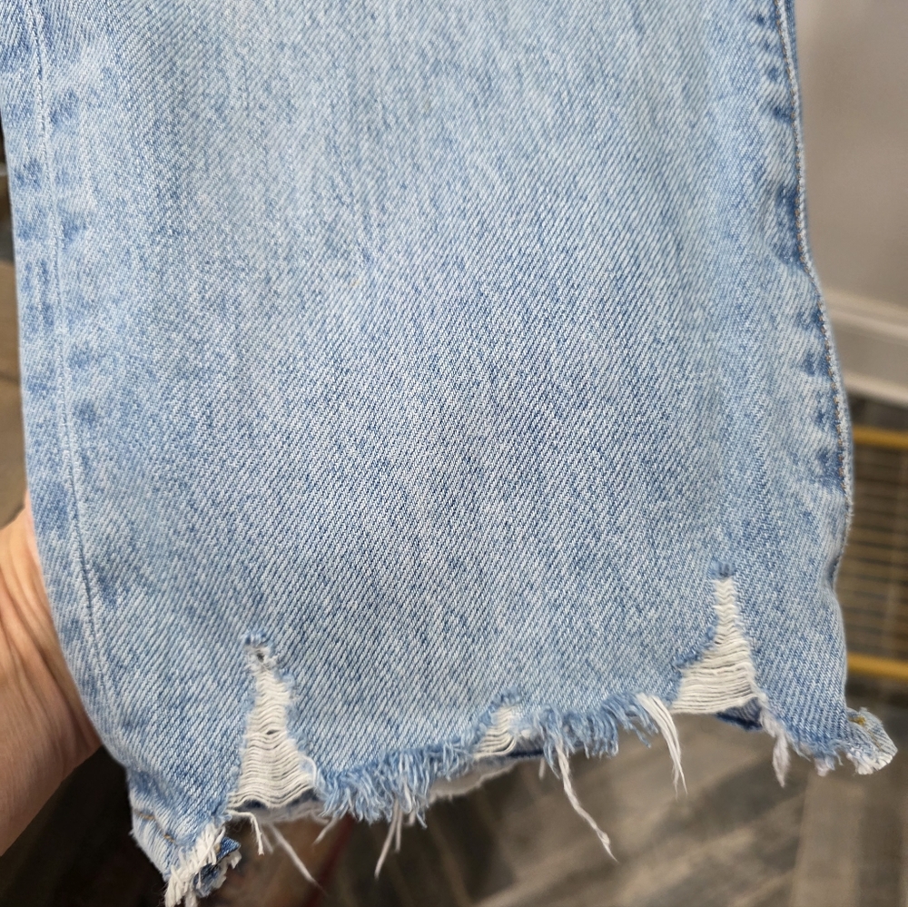 Frame Denim Le Original Distressd Light Blue Jeans - Picture 8 of 9